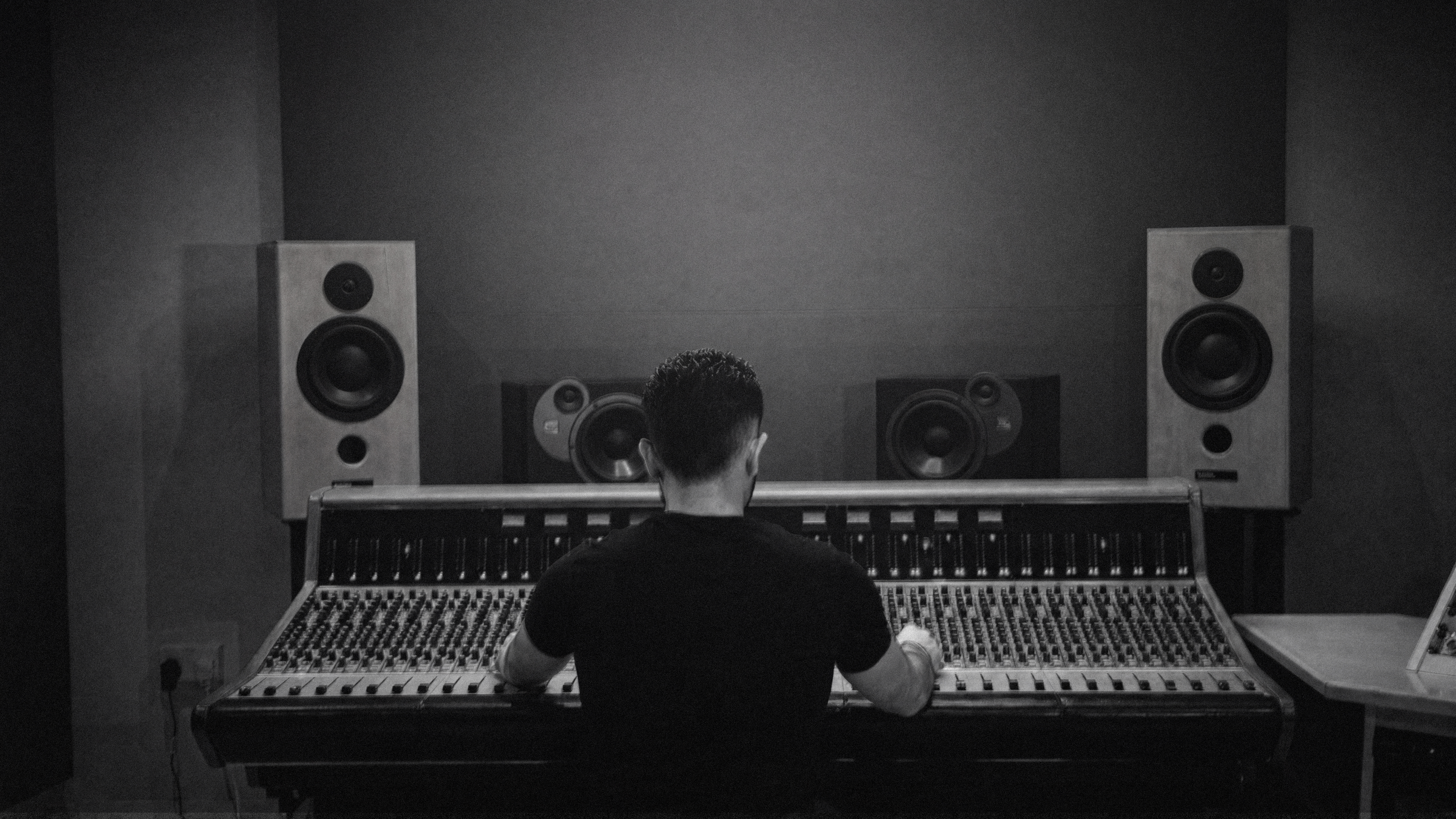 Alessandro Cocca in the studio